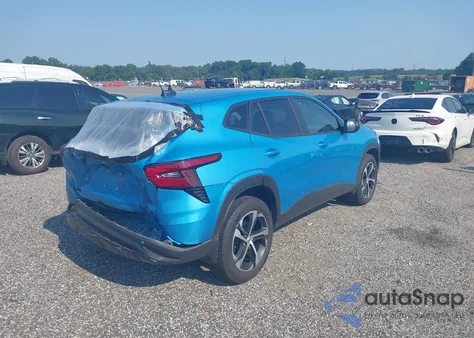 2025 Chevrolet Trax 1Rs from USA, damaged, VIN KL77LGEP6SC105547